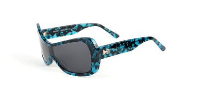 BACKSTAGE MELODY Green rave sunglasses – side view