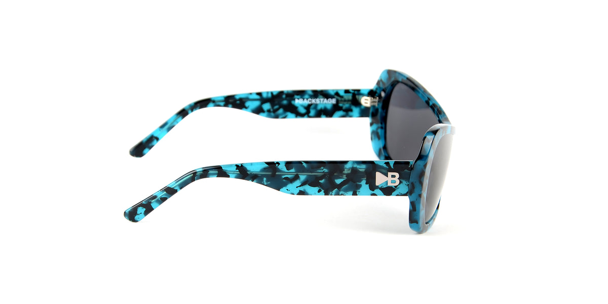 BACKSTAGE MELODY Green sunglasses – side detail