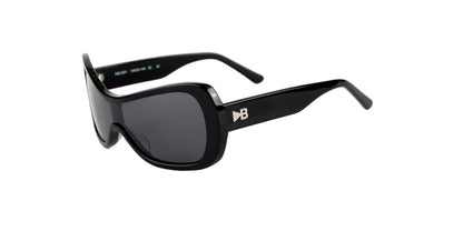 BACKSTAGE MELODY Black rave sunglasses – angled view