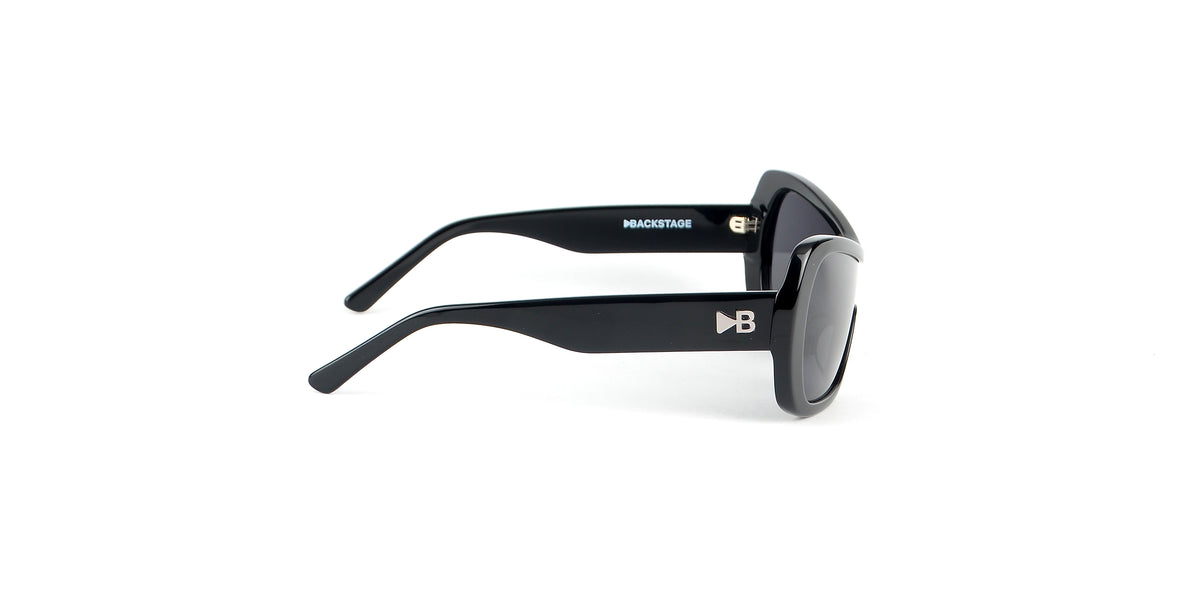 BACKSTAGE MELODY Black sunglasses – side detail