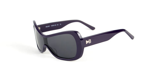 BACKSTAGE MELODY Purple rave sunglasses – angled view